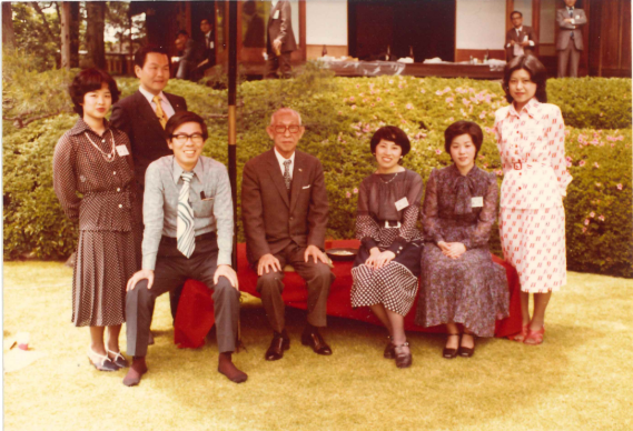 松下幸之助氏と共に